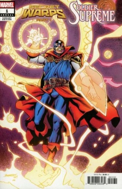 Secret Warps: Soldier Supreme Annual #1B Variant Carlos Pacheco Connecting Cover