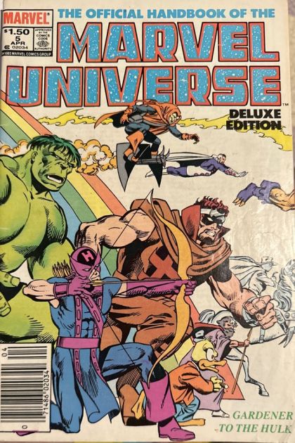 Official Handbook of the Marvel Universe: Deluxe Edition (Vol. 2) #5B Newsstand Edition