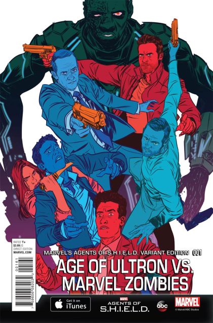 Age of Ultron vs. Marvel Zombies #1F Nathan Fox Agents of Shield Variant