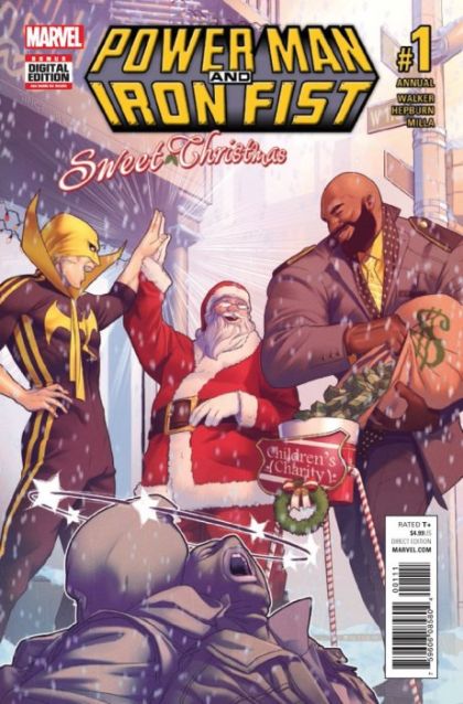 Power Man and Iron Fist - Sweet Christmas Annual #1A Regular Jamal Campbell Cover