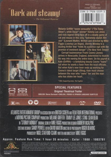 Stormy Monday (1988) - DVD