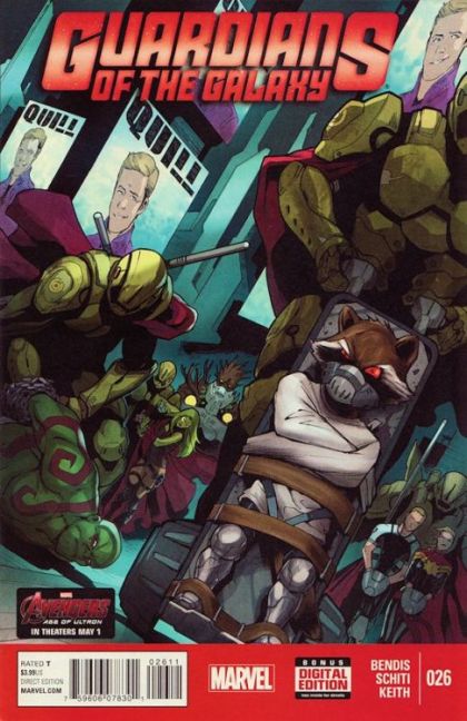 Guardians of the Galaxy, Vol. 3 #26A Regular Valerio Schiti Cover