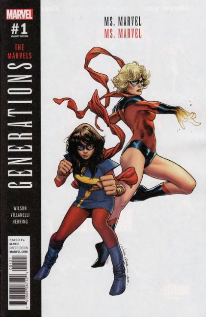 Generations: Ms. Marvel & Ms. Marvel #1B Olivier Coipel Variant