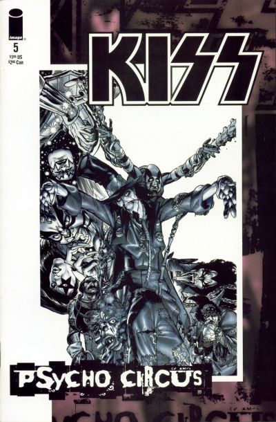 Kiss: Psycho Circus #5 Michael Golden Cover