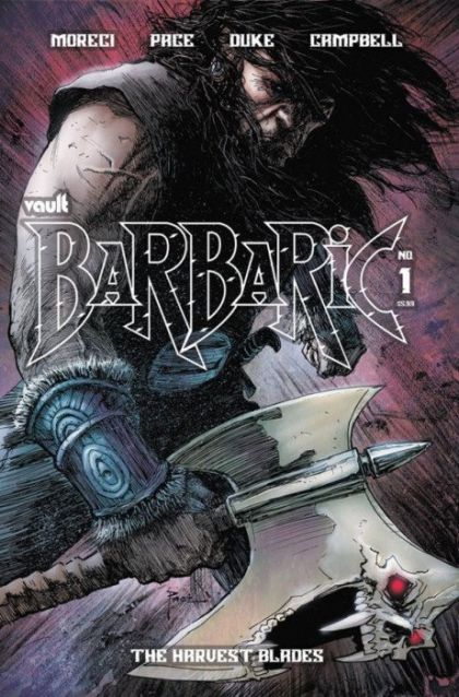 Barbaric: The Harvest Blades #1B Richard Pace Cover
