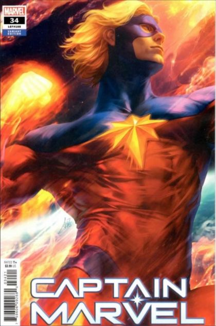 Captain Marvel, Vol. 11 #34B Artgerm Teaser Variant