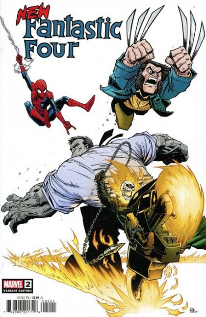 New Fantastic Four #2B Nick Roche Cover