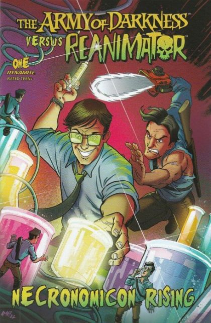 The Army of Darkness vs. Reanimator: Necronomicon Rising #1A Regular Tony Fleecs Cover