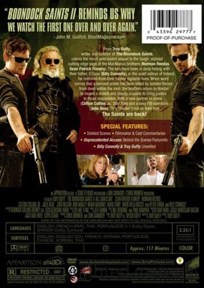 The Boondock Saints II: All Saints Day (2009) - DVD