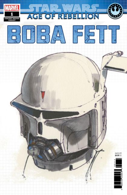 Star Wars: Age of Rebellion - Boba Fett #1D Ralph McQuarrie Concept Design Variant