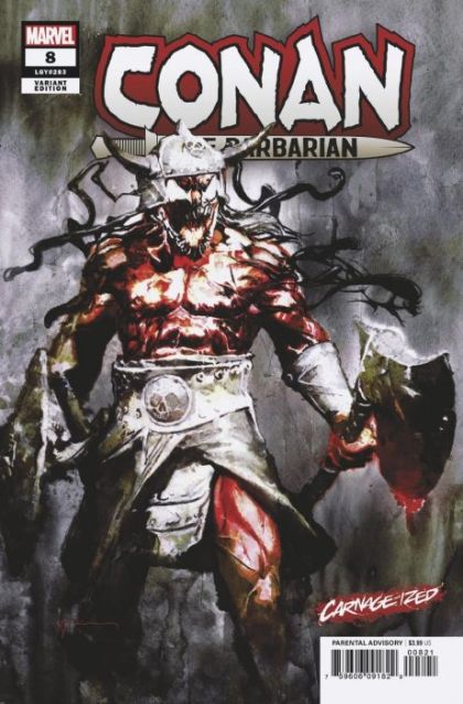 Conan the Barbarian, Vol. 3 #8B Bill Sienkiewicz Carnage-Ized Variant