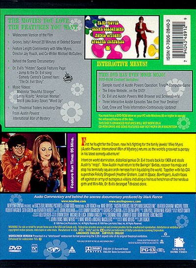 Austin Powers: The Spy Who Shagged Me (1999) - DVD