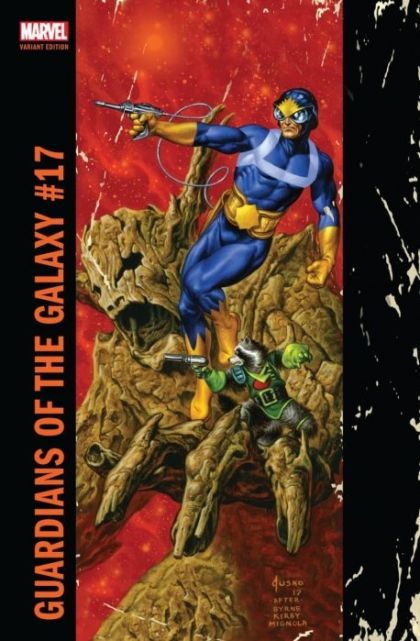Guardians of the Galaxy, Vol. 4 #17D Variant Joe Jusko Corner Box Cover