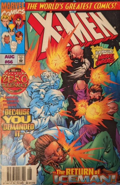 X-Men, Vol. 1 #66B Newsstand Edition