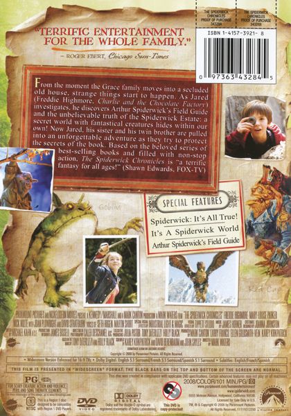 The Spiderwick Chronicles (2008) - DVD
