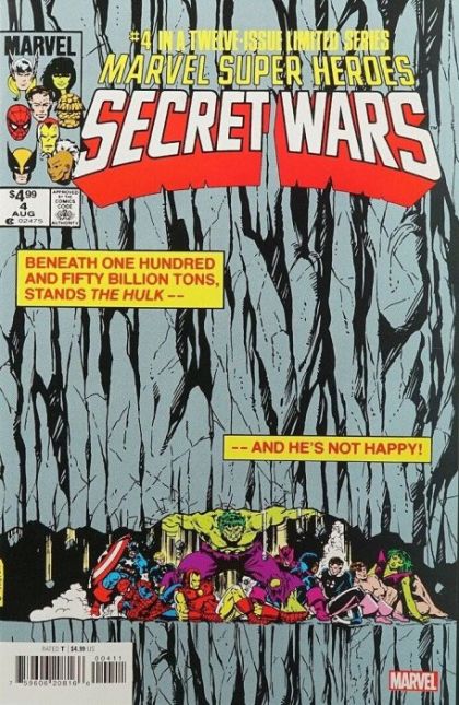 Marvel Super Heroes Secret Wars #4D Facsimile