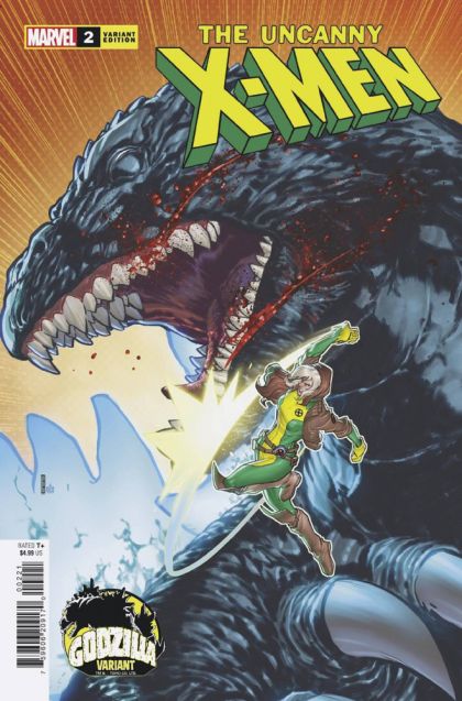 Uncanny X-Men, Vol. 6 #2B David Baldeón Godzilla Variant