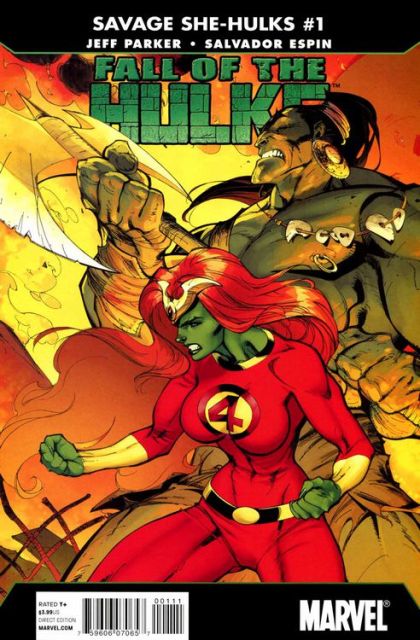 Fall of the Hulks: The Savage She-Hulks #1A J. Scott Campbell Regular Cover