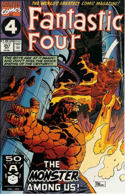 Fantastic Four, Vol. 1 #357A Direct Edition