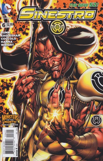 Sinestro #6B Monsters of the Month Variant Cover