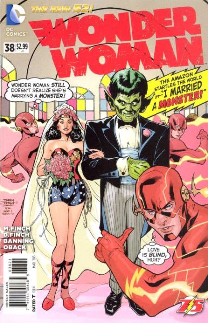 Wonder Woman, Vol. 4 #38B Terry Dodson & Rachel Dodson Flash 75th Anniversary Variant