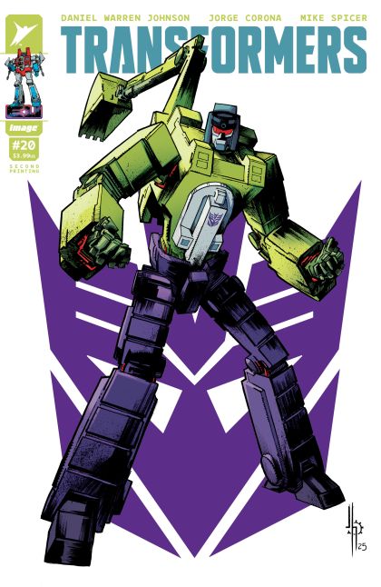 Transformers (Image) #20T 2nd Printing Jason Howard Decepticon