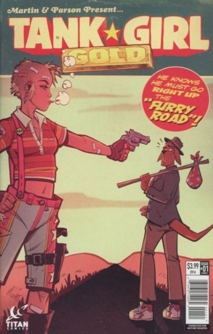 Tank Girl: Gold #1E Variant Brett Parson Cover
