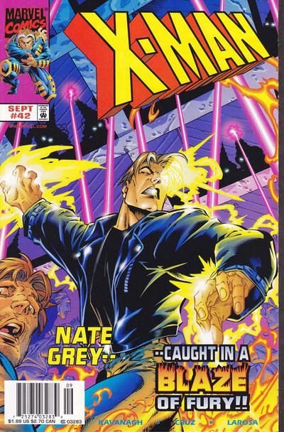 X-Man #42B Newsstand Edition