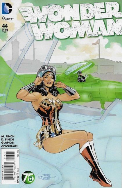 Wonder Woman, Vol. 4 #44B Terry Dodson Green Lantern 75th Anniversary Variant
