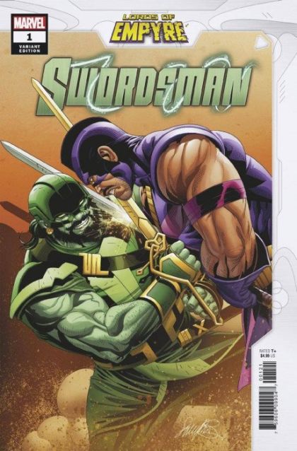 Lords of Empyre: Swordsman #1B Variant Salvador Larocca Cover