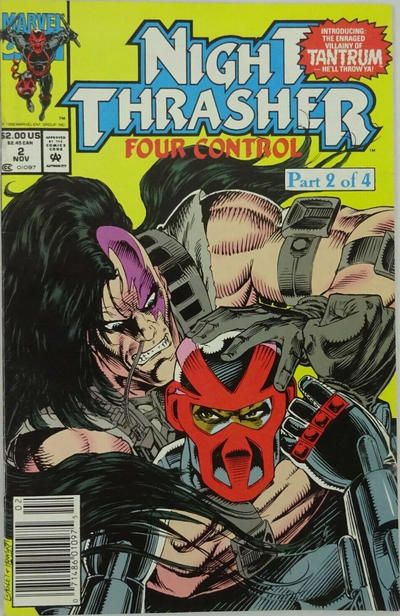 Night Thrasher: Four Control #2B Newsstand Edition
