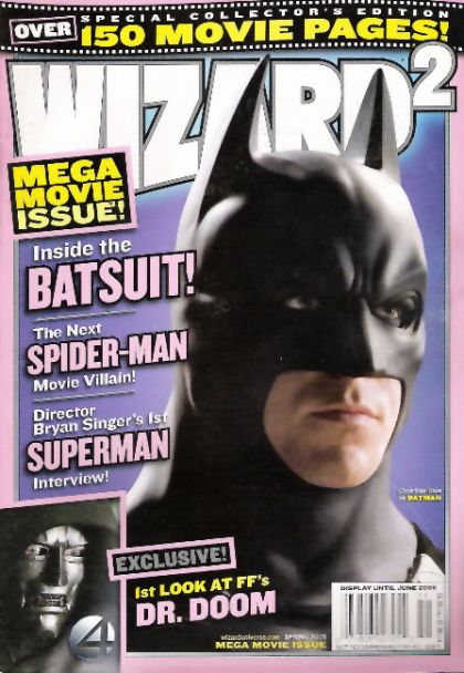 Wizard: The Magazine of Comics, Entertainment and Pop Culture #162-B Batman movie cover
