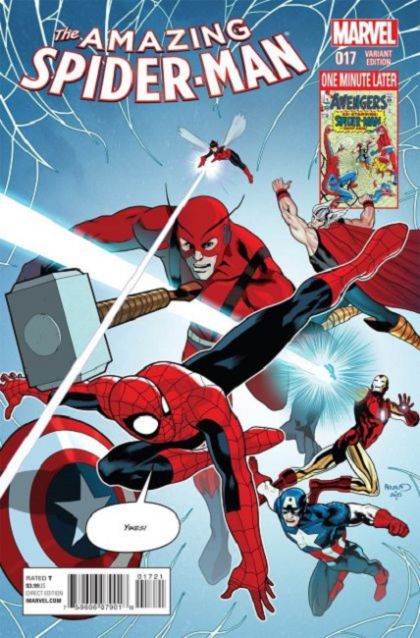 The Amazing Spider-Man, Vol. 3 #17B Paul Renaud Avengers Variant Cover
