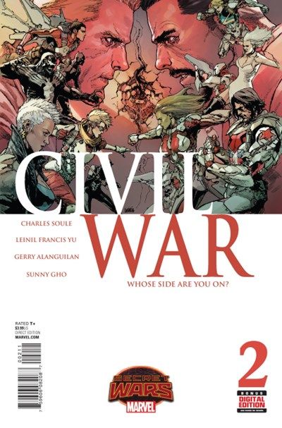 Civil War, Vol. 2 #2A Leinil Francis Yu Regular Cover