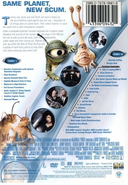 Men in Black II (2002) Special Edition - DVD
