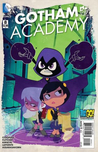 Gotham Academy #8B Variant Sean Cheeks Galloway Teen Titans Go Cover