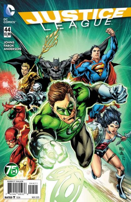 Justice League, Vol. 1 #44B Green Lantern 75th Anniversary Variant