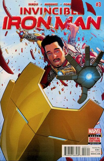 Invincible Iron Man, Vol. 2 #3A David Marquez Regular Cover