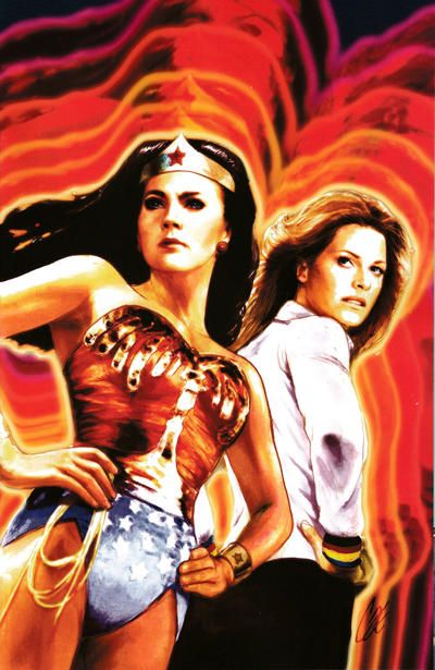 Wonder Woman '77 meets The Bionic Woman #1E Incentive Cat Staggs Virgin Cover