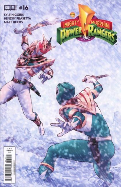 Mighty Morphin Power Rangers, Vol. 1 (Boom! Studios) #16A Jamal Campbell Regular