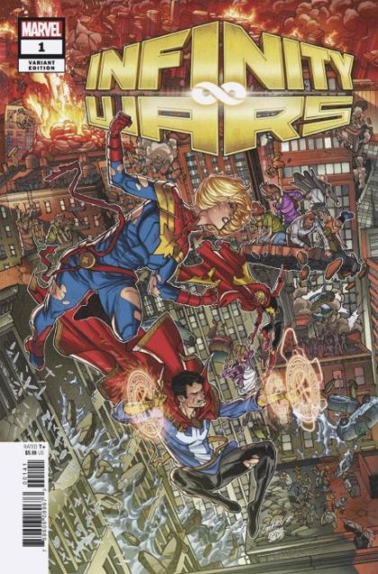 Infinity Wars #1D Variant Javier Garron Connecting Cover