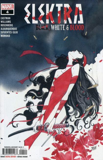 Elektra: Black, White & Blood #4A Regular Peach Momoko Cover