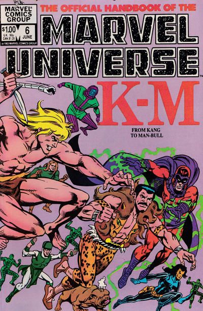 Official Handbook of the Marvel Universe, Vol. 1 #6A Direct Edition