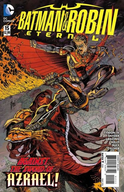 Batman and Robin: Eternal #15 Gullem March cover