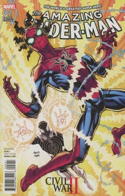 Civil War II: Amazing Spider-Man #2B Variant Nicholas Russell Cover