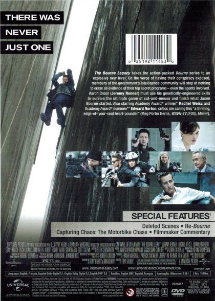 The Bourne Legacy (2012) - DVD