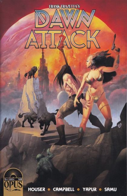 Frank Frazetta's Dawn Attack #3A Ariel	Olivetti Regular