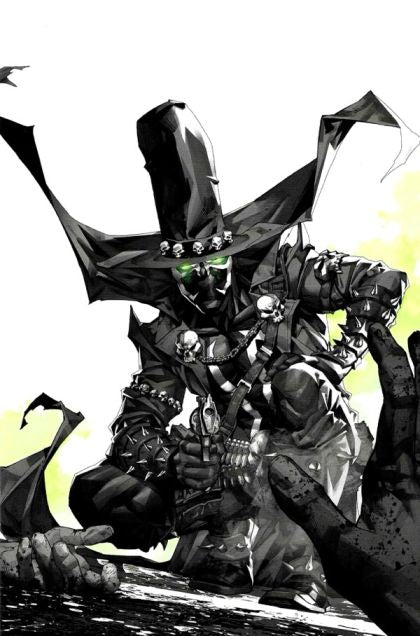 Gunslinger Spawn #24C Kael Ngu B&W Virgin Variant