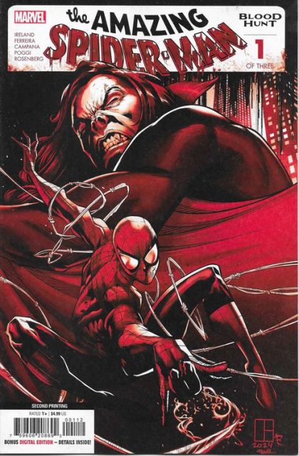 The Amazing Spider-Man: Blood Hunt #1D 2nd Printing Marcelo Ferreira