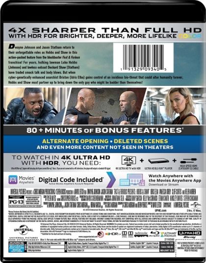 Fast & Furious Presents: Hobbs & Shaw (2019) - 4K Ultra HD
